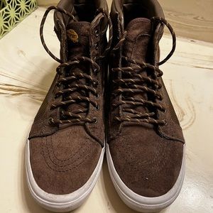 VANS SCOTCHGUARD suede high tops